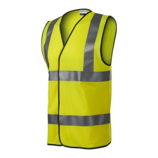HV Bright biztonsági mellény unisex fluoreszkáló sárga 2XL láthatósági ruházat