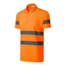 HV Runway galléros póló unisex fluoreszkáló narancssárga 3XL láthatósági ruházat
