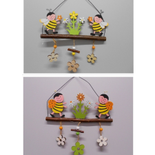  HY-5045 AJTÓDÍSZ MÉHECSKÉS 29 CM dekorációs kellék