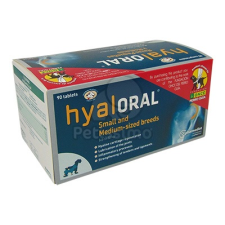 Hyaloral kiegészítő állateledel kis és közepes termetű kutyák részére 90 db vitamin, táplálékkiegészítő kutyáknak