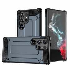 Hybrid Armor tok Samsung Galaxy S24 Ultra páncélozott - kék tok és táska