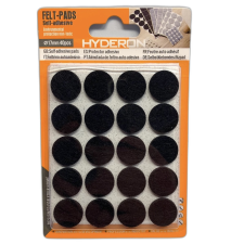 HYDERON Bútorcsúsztató Filc Öntapadó 17Mm Fekete 40Db/Cs Hyderon bútor