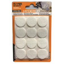 HYDERON Bútorcsúsztató Filc Öntapadó 22Mm Fehér 12Db/Cs Hyderon bútor