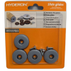 HYDERON Bútorcsúsztató Műanyag Csavarozható 30Mm 4Db/Cs Hyderon