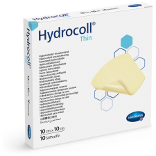 Hydrocoll® thin vékony hidrokolloid kötszer (10x10 cm; 10 db) gyógyászati segédeszköz