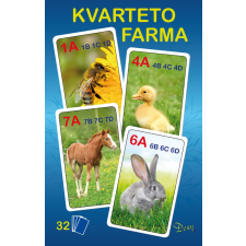Hydrodata Kvartett kártya, farm társasjáték