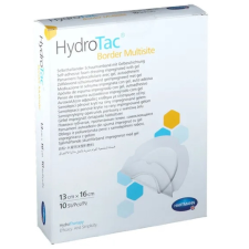  HydroTac Border Multisite géllel impregnált habkötszer (13x16 cm ovális; 10 db) gyógyászati segédeszköz