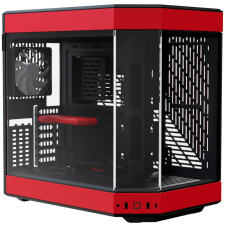 HYTE Y60 Számítógépház - Piros/Fekete számítógép ház