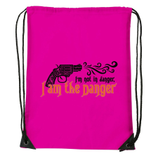  I&amp;- 039;m not in danger - Sport táska magenta tornazsák