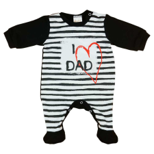 "I LOVE MY DAD" feliratos hosszú ujjú rugdalózó rugdalózó