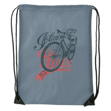  I love to my bike - Sport táska szürke tornazsák