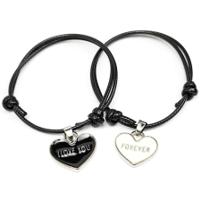  I love you - forever páros karkötő, fekete karkötő