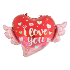  I love You Wings fólia lufi 68 cm party kellék