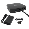 I-TEC C31TRI4KDPDPRO100 dokkoló állomás és port replikátor Vezetékes USB 3.2 Gen 1 (3.1 Gen 1) Type-C Fekete (C31TRI4KDPDPRO100)