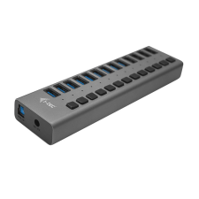 I-TEC Charging USB 3.0 Hub 13 port + Power Adapter 60 W fekete (U3CHARGEHUB13) (U3CHARGEHUB13) hub és switch