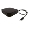 I-TEC Thunderbolt 3 Travel Dock Dual 4K Display + Power Delivery 60W - docking station - HDMI, DP (TB3TRAVELDOCKPD) - Notebook dokkoló