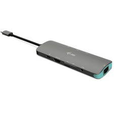 I-TEC USB-C fém Nano dokkoló állomás 4K HDMI LAN + Teljesítmény 100 W laptop kellék