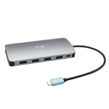 I-TEC USB-C Metal Nano 3x Display Docking Station + Power Delivery 100W laptop kellék