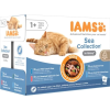 Iams Cat Delights SEA IN GRAVY multipack, többféle halas íz, ízletes szószban 12x85g