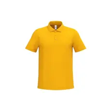  IB295 férfi galléros pamut piké póló, Ideal Gold-3XL