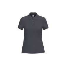  IB296 Női galléros pamut piké póló, Ideal Dark Grey-XL női póló