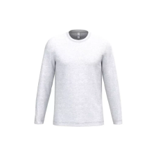  IB313 Unisex Ideal 150 hosszú ujjú pamut póló, Ideal Ash Heather-S férfi póló