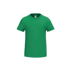  IB322 Ideal 190 gyerek rövid ujjú pamut póló, Ideal Kelly Green-12/14