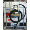  IBC gázolajtartály, ADR-rel 1000 literes + IRON-50 gázolajszivattyú, 24V. 1000M kit