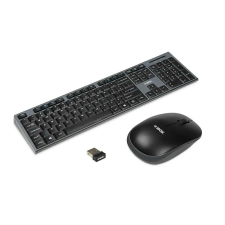 iBox iBox DESKTOP KIT PRO billentyűzet QWERTY Fekete billentyűzet
