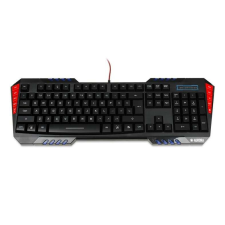 iBOX Inferno LED, USB fekete vezetékes gamer billentyűzet billentyűzet