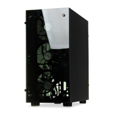 iBox Passion V4 Gaming Window Számítógépház - Fekete (OPV4) számítógép ház