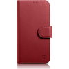Icarer Tárca Tok 2in1 iPhone 14 Plus Flip Bőr Tok Anti-Rfid Piros Wmi14220727-Rd (ICR467)