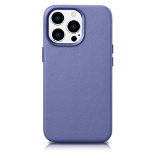 Icarer tok bőr valódi bőr tok iPhone 14 Pro Max Light Purple (WMI14220708-LP) (MagSafe kompatibilis) tok és táska