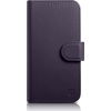 Icarer Wallet Case 2in1 iPhone 14 Pro Flip Bőrborítás Anti-Rfid Sötétlila Wmi14220726-Dp (ICR462)