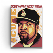 Ice Cube Crazy - Vászonkép grafika, keretezett kép