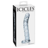 Icicles Icicles No. 60 - hálós, péniszes üveg dildó (áttetsző)