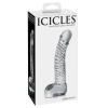 Icicles Icicles No. 61 - herés, péniszes üveg dildó (áttetsző)