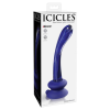 Icicles Icicles No. 89 - G+P-pont üveg dildó (kék)