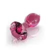 Icicles No. 79 gyémánt anál tágító pink üveg