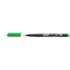 ICO Alkoholos marker, OHP, 0,5 mm, F, ICO, zöld filctoll, marker