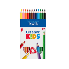 ICO : Creative Kids háromszögletű színes jumbo ceruza 12 db-os színes ceruza
