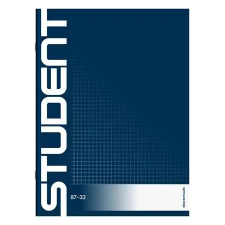 ICO Füzet, tűzött, A4, kockás, 32 lap, ICO "Student" füzet