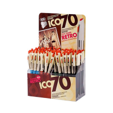 ICO Golyóstoll ICO 70 nyomógombos vegyes tolltest 0,8mm kék toll