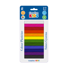 ICO Gyurma ico creative kids színes 165 gr 12db-os készlet 7300022001 gyurma