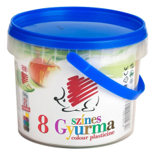 ICO Gyurma ICO Süni színes 8 színű vödörben 700g gyurma