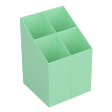 ICO Írószertartó ICO szögletes pasztell zöld írószertartó