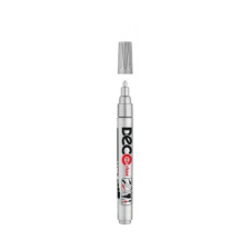 ICO Lakkmarker, 2-4 mm, ICO "Decomarker" ezüst filctoll, marker