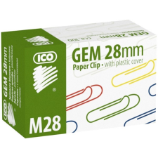ICO M28-100 színes gemkapocs gemkapocs, tűzőkapocs