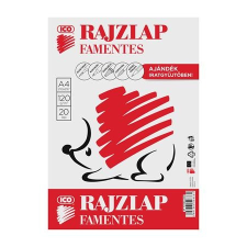 ICO Rajzlap, famentes, A4, 120 g/m2, ICO &quot;Süni&quot; rajzlap