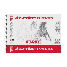 ICO Student B5 famentes vázlatfüzet füzet